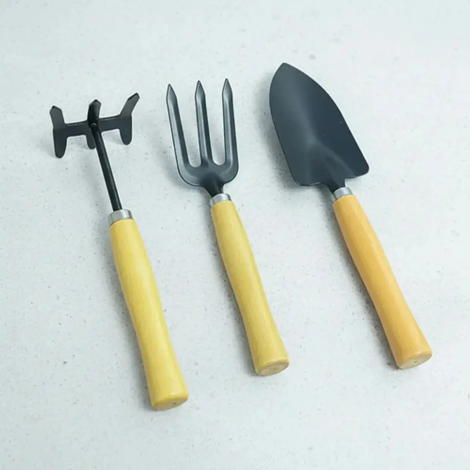 Kit Jardinería X3- Huertos Plantas Interiores Set 25cm 1