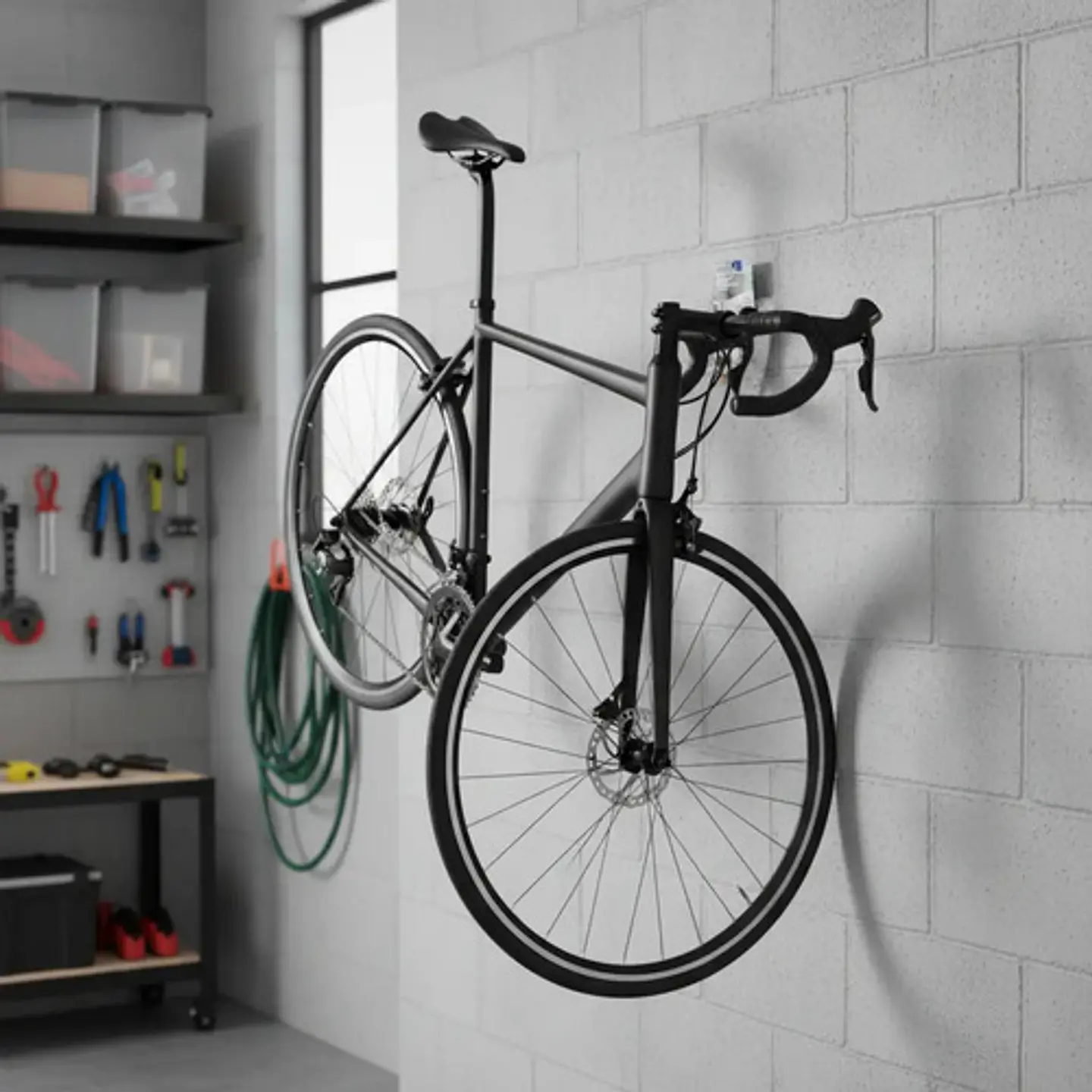 Gancho Soporte De Pared Para Bicicleta Revestido Antidesliza 5
