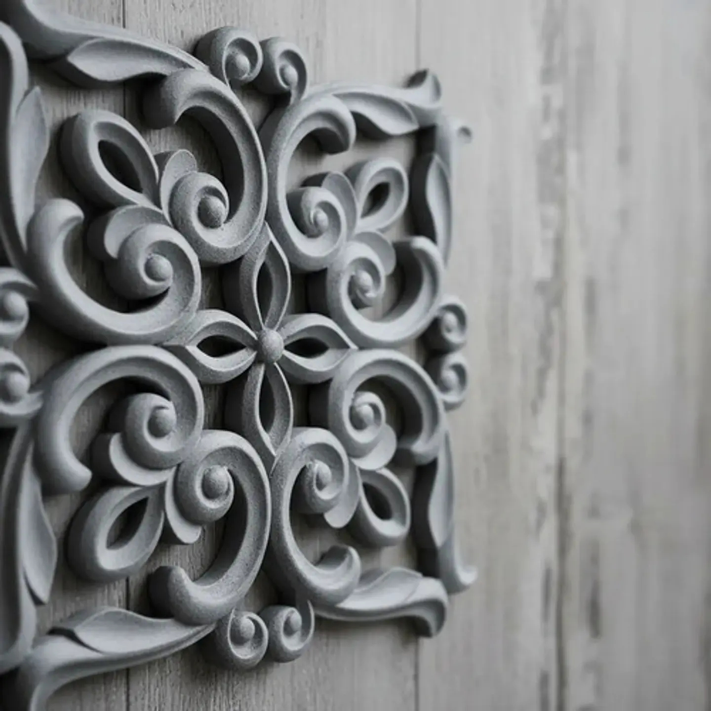 Panel Decorativo Ornamental 3d Plástico 120x120cm Set X 5 3