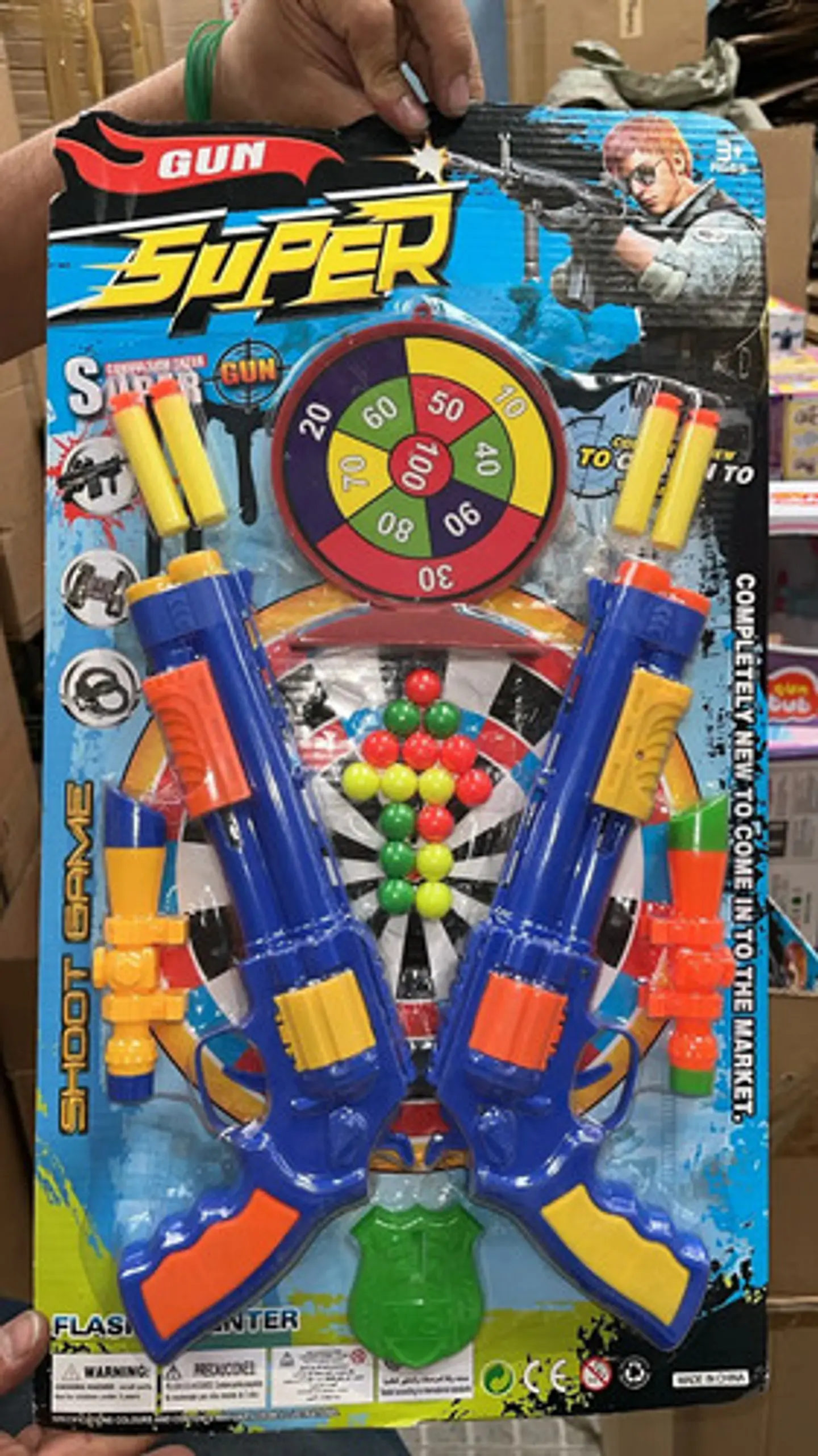 Pistola De Juguete Gun Super Gun Para Diversión Segura 2