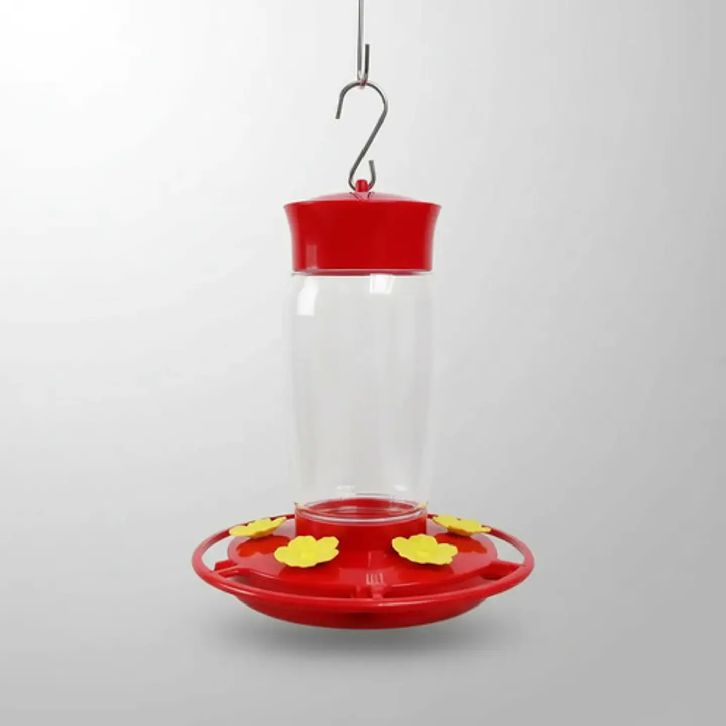 Bebedero Colgante Macrooutlet 3 Puestos 500 Ml Para Aves Rojo 9