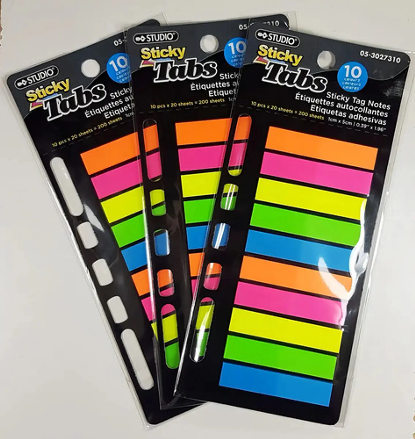 Notas Adhesivas Studio Sticky Tabs 200 Unidades Colores 3