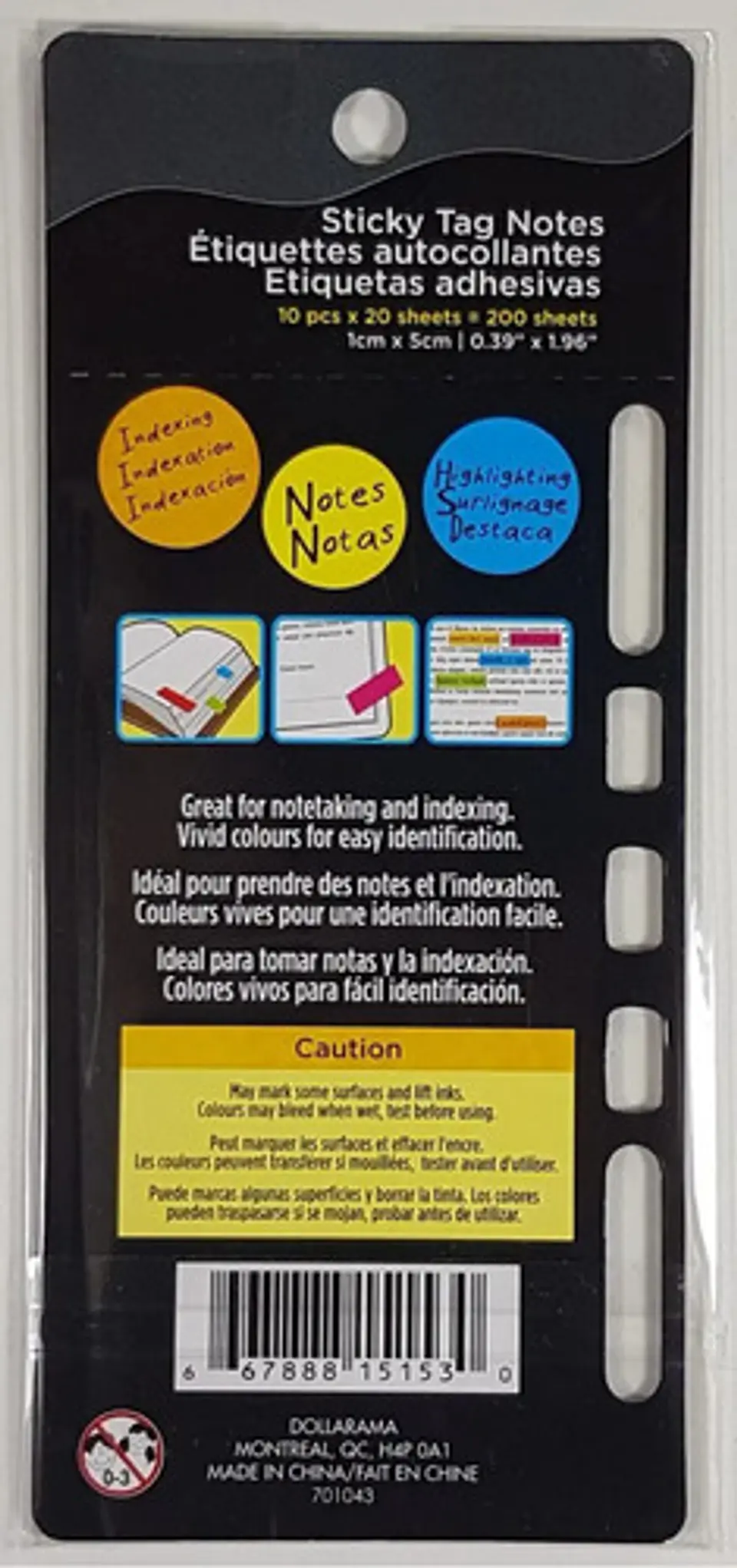 Notas Adhesivas Studio Sticky Tabs 200 Unidades Colores 4