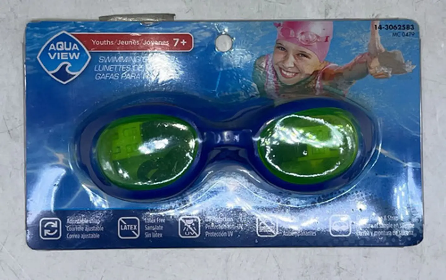 Gafas De Natación Aqua View Para Niños Con Protección Uv 2