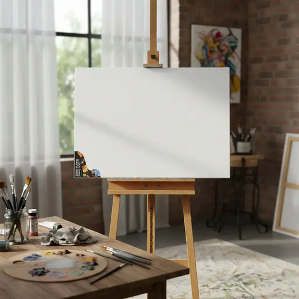 Lienzo Blanco Para Pintar Óleo O Acrílico 40.5x30.5 Cm 2
