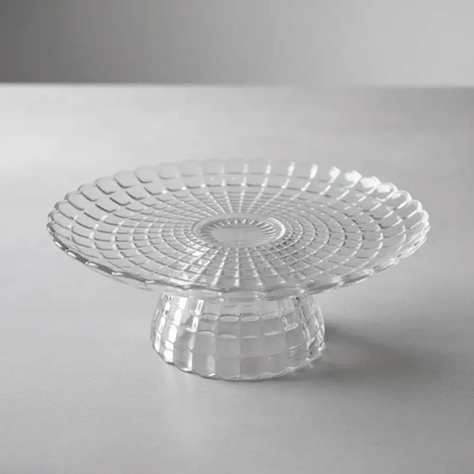 Centro De Mesa En Acrilico Frutero Con Diseño En Cuadrados Acrílico 1