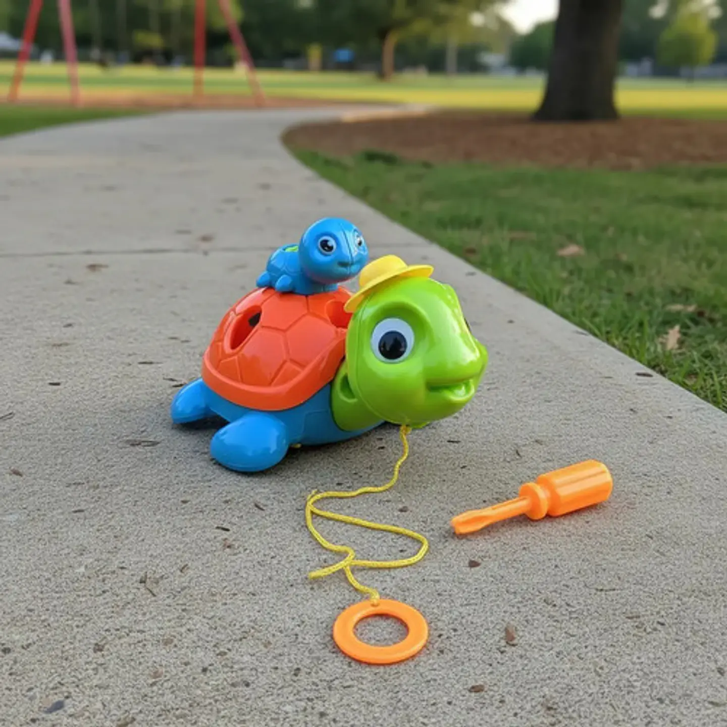 Juguete Tortuga Didáctica Desarmable De Arrastre Surtido 2