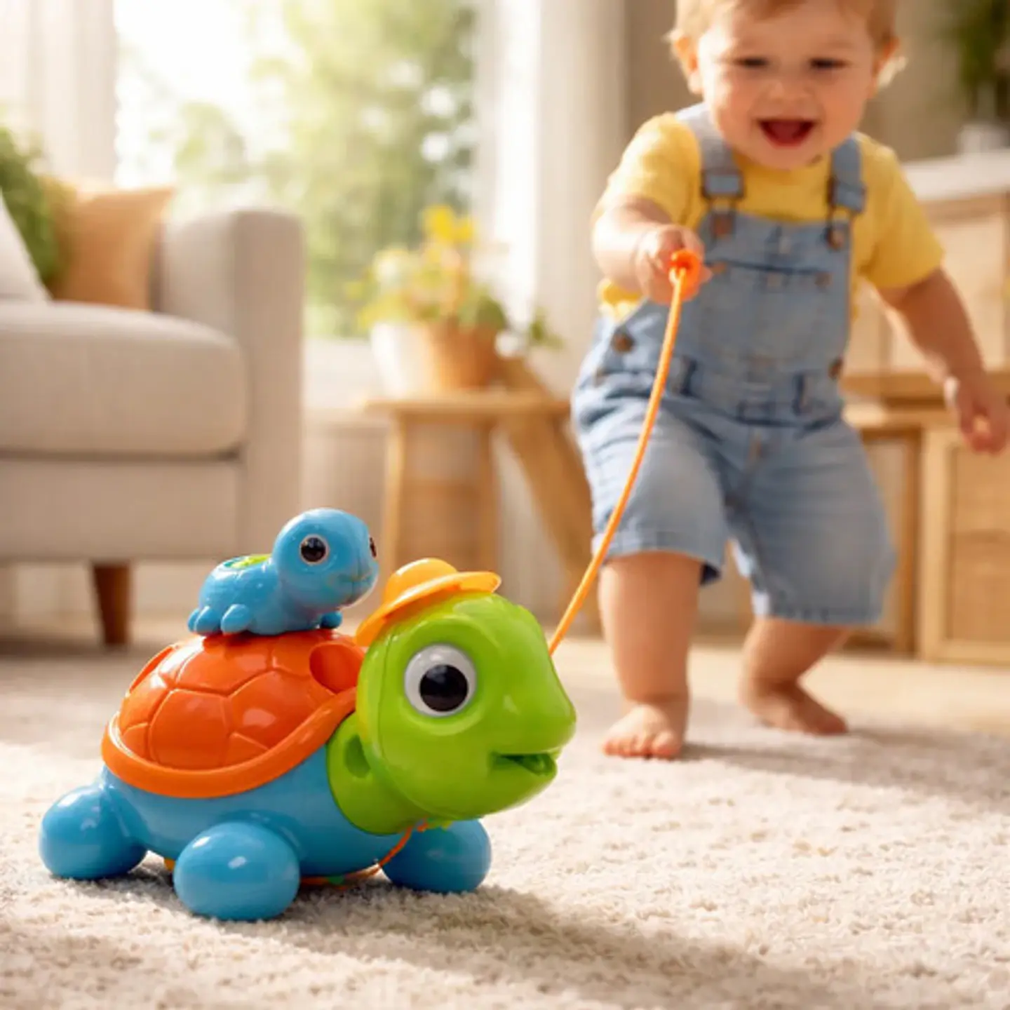 Juguete Tortuga Didáctica Desarmable De Arrastre Surtido 3