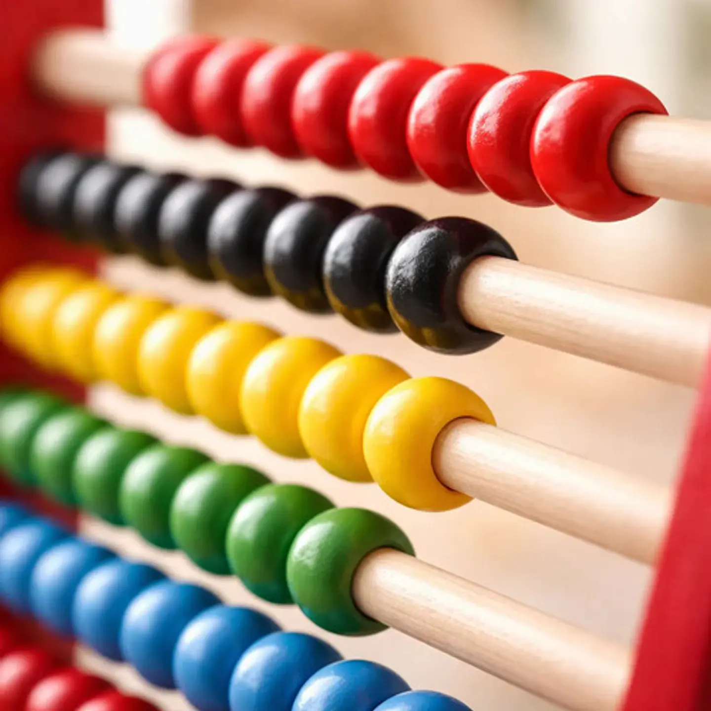 Ábaco De Madera Didáctico Contador 100 Cuentas Para Niños 4
