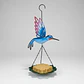 Comedero Colgante Para Pájaros De Colibrí Jardín Metal Aves - Miniatura 1