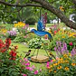 Comedero Colgante Para Pájaros De Colibrí Jardín Metal Aves - Miniatura 2