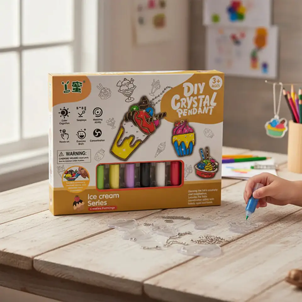 Kit De Manualidades Helado Genérica 1 Unidad Pintable 1