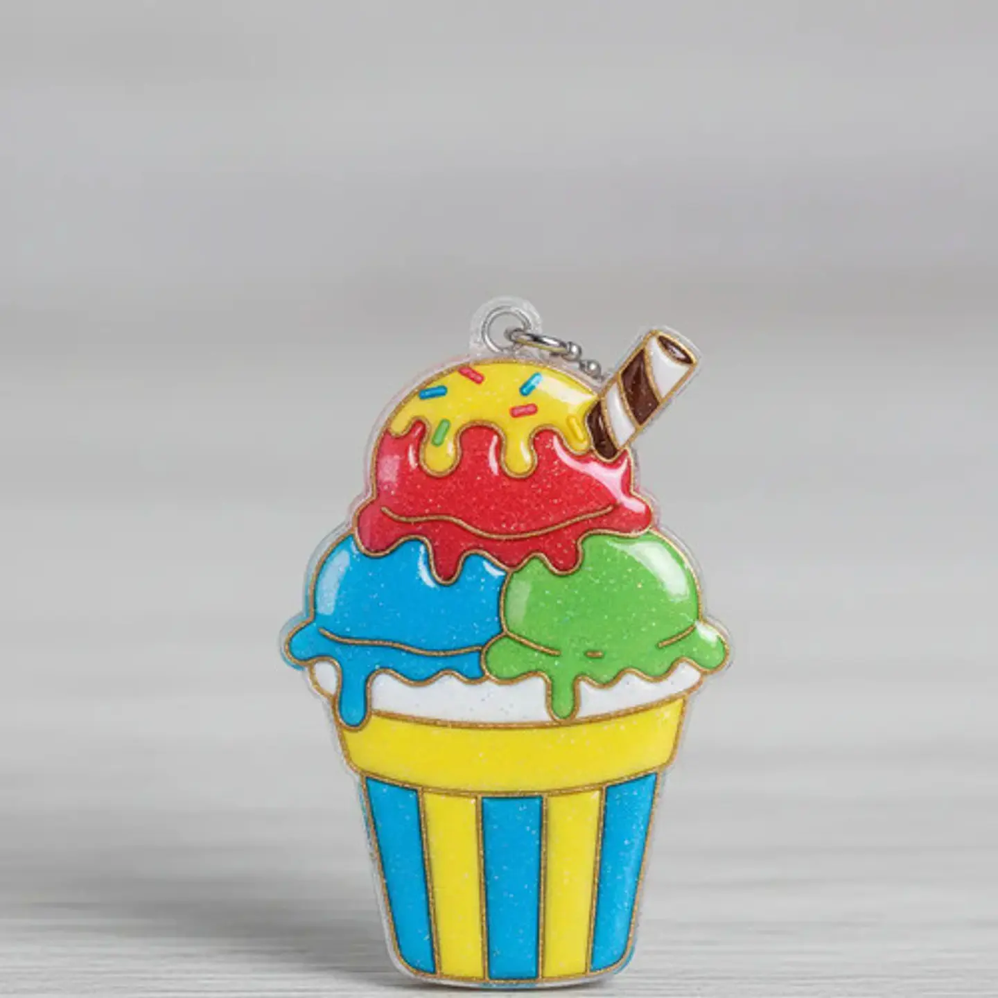 Kit De Manualidades Helado Genérica 1 Unidad Pintable 4