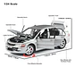Carro A Escala 1:24 Mitsubishi Lancer Evolution Ix Luces Met - Miniatura 2