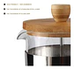 Cafetera Prensa Francesa A Embolo Vidrio Bamboo Media 600ml - Miniatura 6