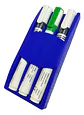 Borrador Magnético Macrooutlet Azul +3 Marcadores Borrables Pizarra 15x7cm - Miniatura 1
