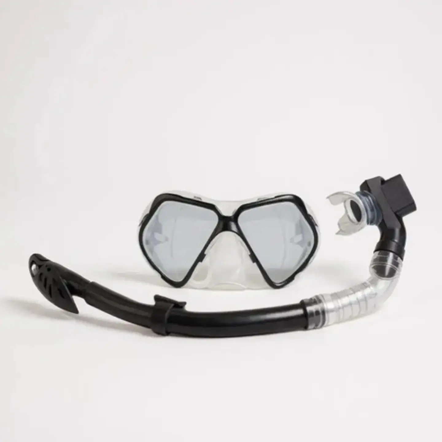Set Careta Vidrio Templado + Snorkel Buceo Valvula 9