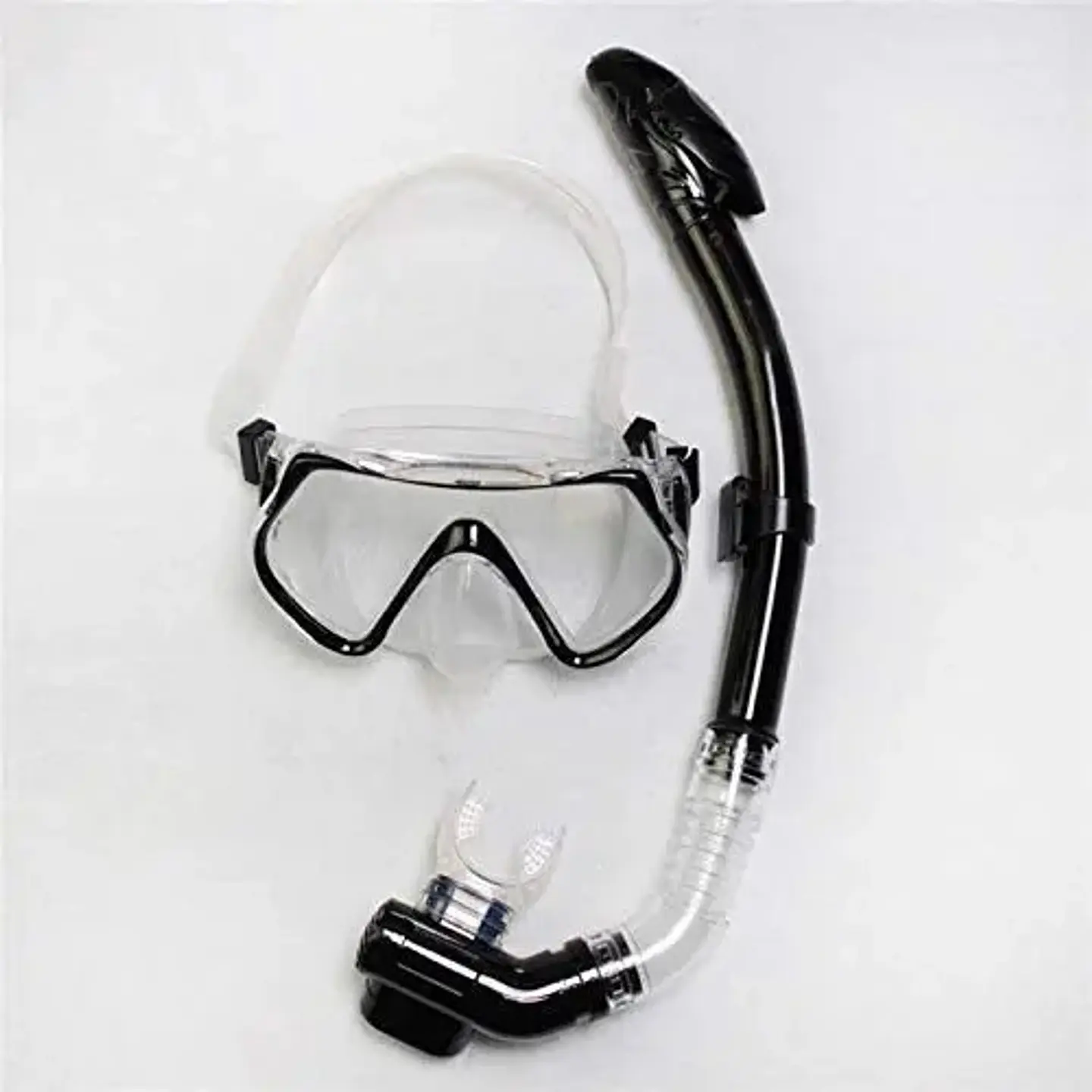 Set Careta Vidrio Templado + Snorkel Buceo Valvula 12