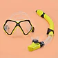 Set Careta Vidrio Templado + Snorkel Buceo Valvula - Miniatura 15