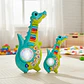 Guitarra Musical Didactica Para Bebes Cocodrilo Con Luces - Miniatura 5