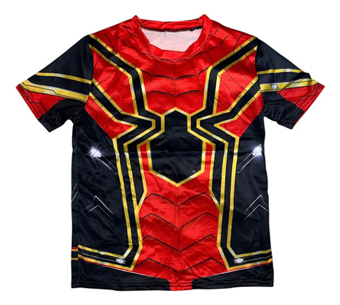 Disfraz Spiderman Con Camisa Talla S Máscara Muñeco Guante 4