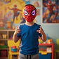 Disfraz Spiderman Con Camisa Talla S Máscara Muñeco Guante - Miniatura 9
