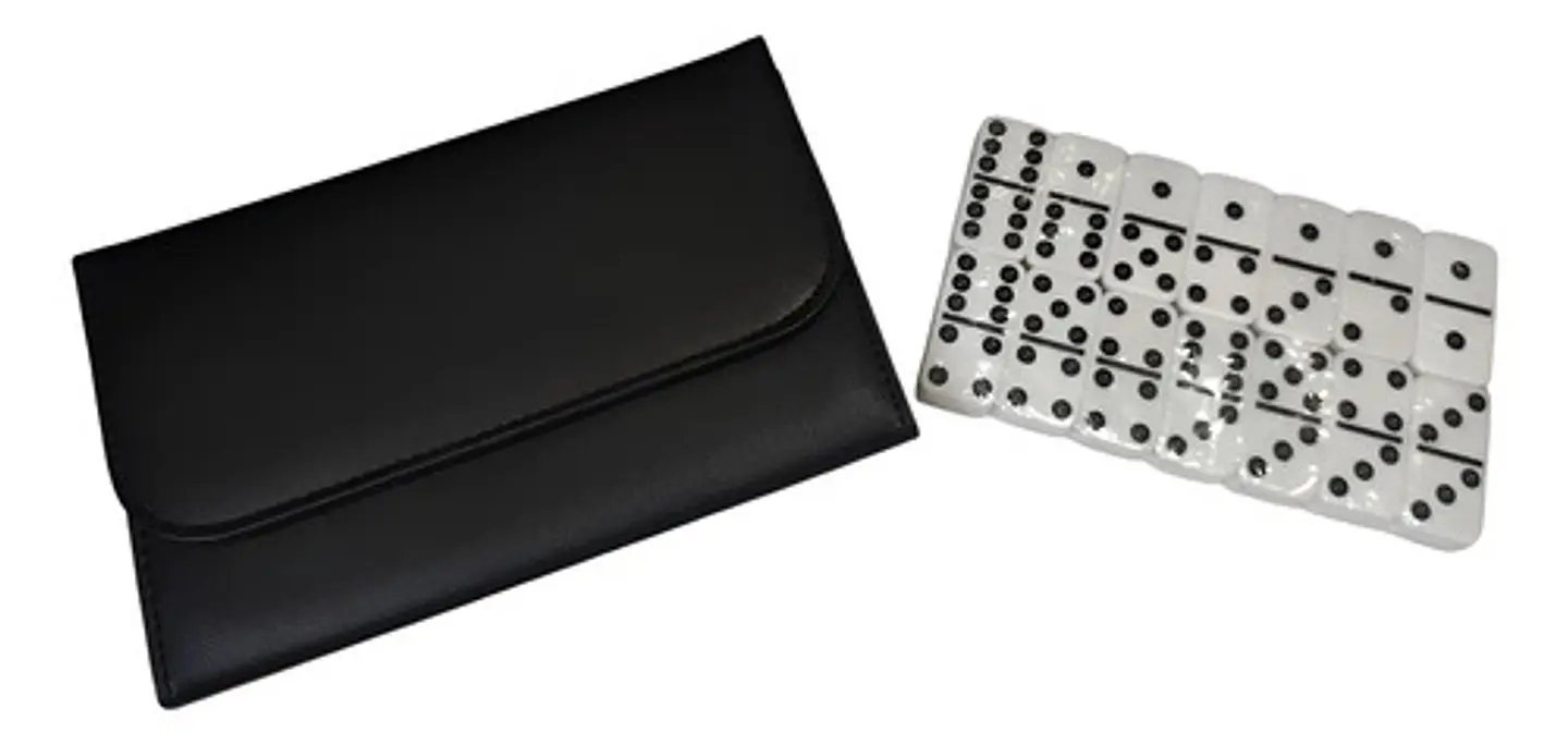 Domino Lujo Estuche Cuero Sintetico Regalo Casino Fincas 1