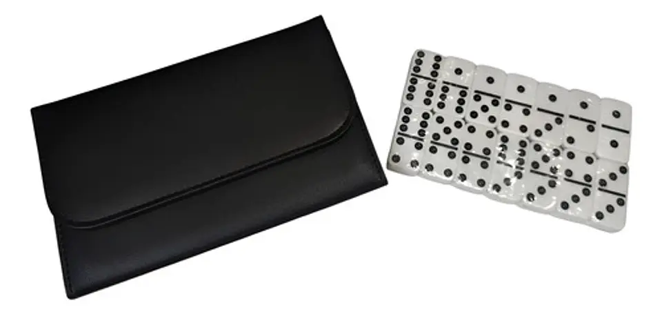 Domino Lujo Estuche Cuero Sintetico Regalo Casino Fincas 1