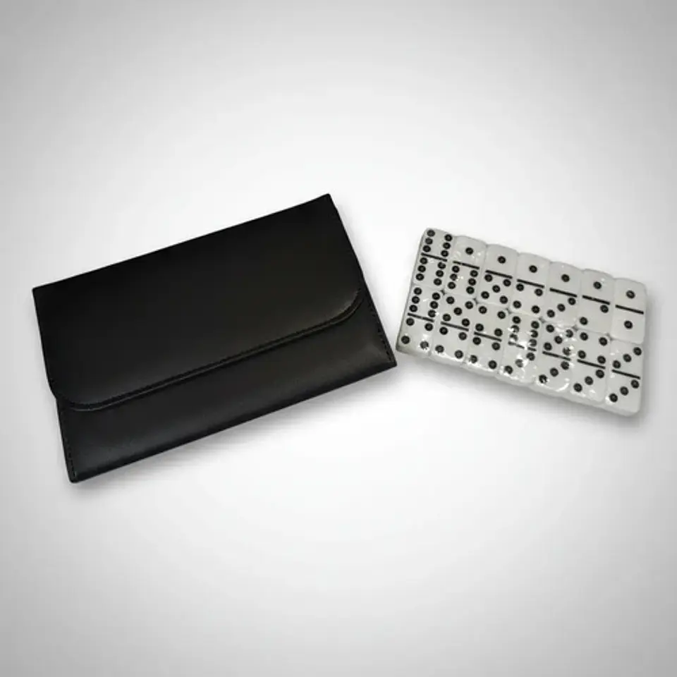 Domino Lujo Estuche Cuero Sintetico Regalo Casino Fincas 4