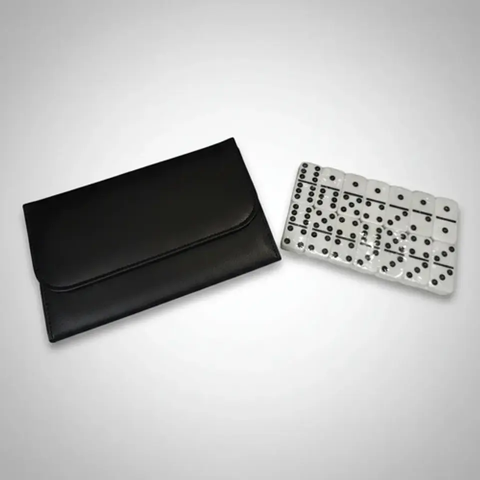 Domino Lujo Estuche Cuero Sintetico Regalo Casino Fincas 9
