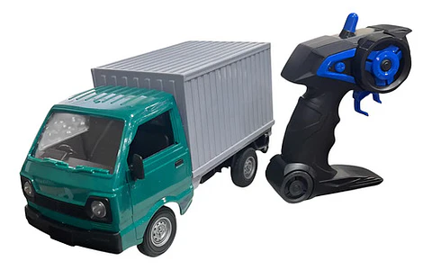 Camion Contendor A Control Remoto Luces Sonidos Humo Puertas