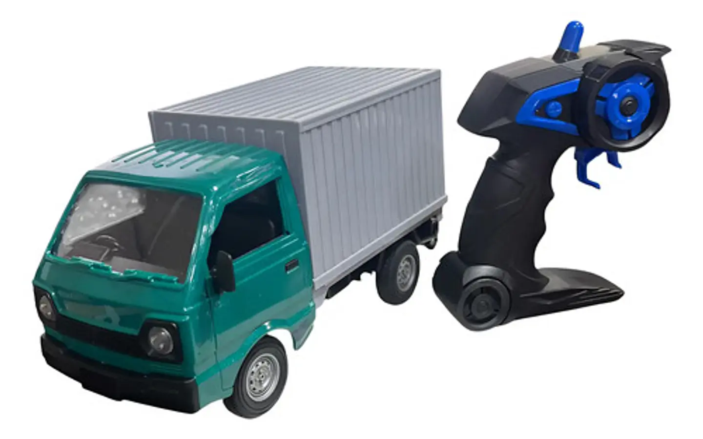 Camion Contendor A Control Remoto Luces Sonidos Humo Puertas 1