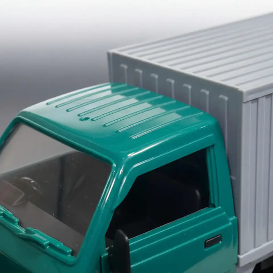 Camion Contendor A Control Remoto Luces Sonidos Humo Puertas 4