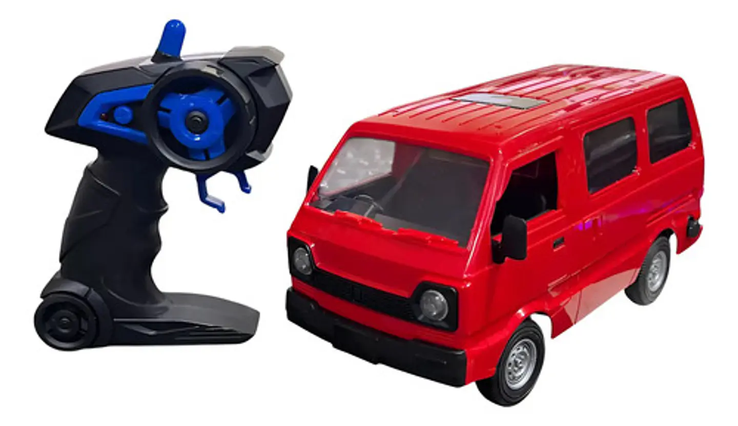 Carro Control Remoto Abertura Puertas Luces Sonidos Humo Cian Bus/van 1