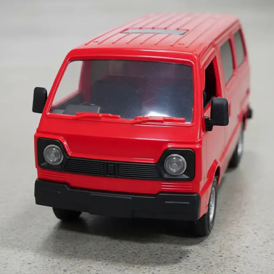 Carro Control Remoto Abertura Puertas Luces Sonidos Humo Cian Bus/van 5