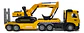 Trailer Plataforma Control Remoto Maquina Excavadora Articul - Miniatura 3