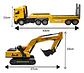 Trailer Plataforma Control Remoto Maquina Excavadora Articul - Miniatura 8