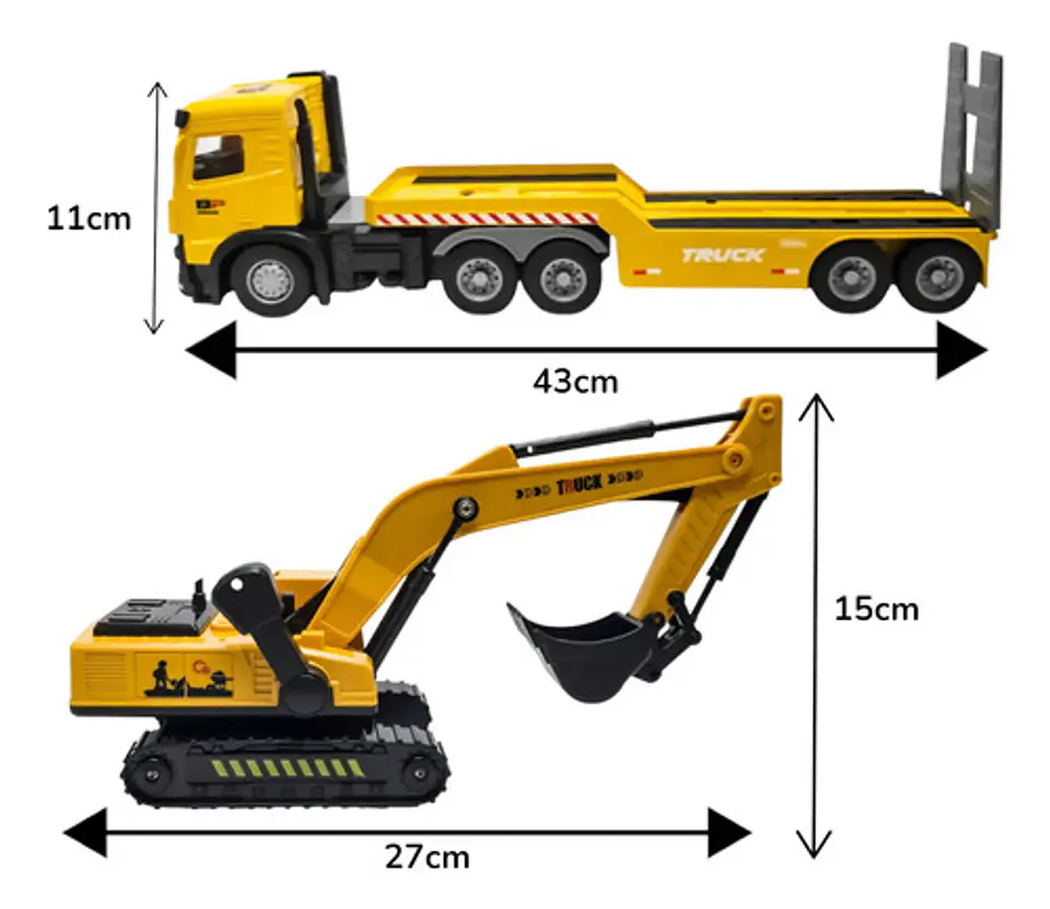 Trailer Plataforma Control Remoto Maquina Excavadora Articul 8