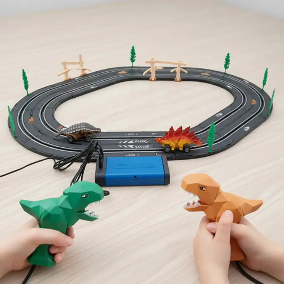 Pista Dinosaurios Carreras Dinosaur Track Top Turbo 200 Cm 1