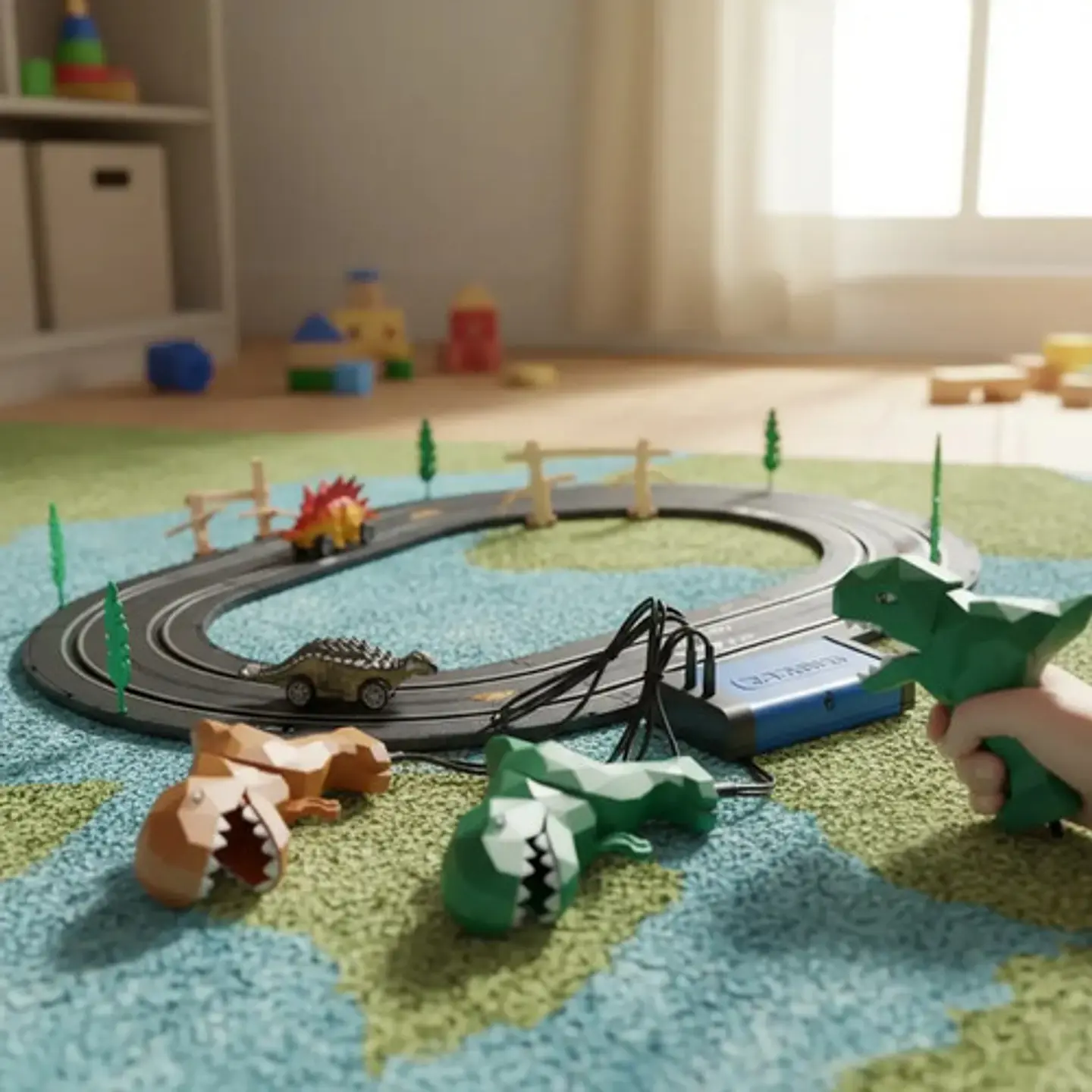 Pista Dinosaurios Carreras Dinosaur Track Top Turbo 200 Cm 4