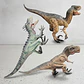 Dinosaurios X3 Unds Macizos Sonidos Grandes Maqueta - Miniatura 3