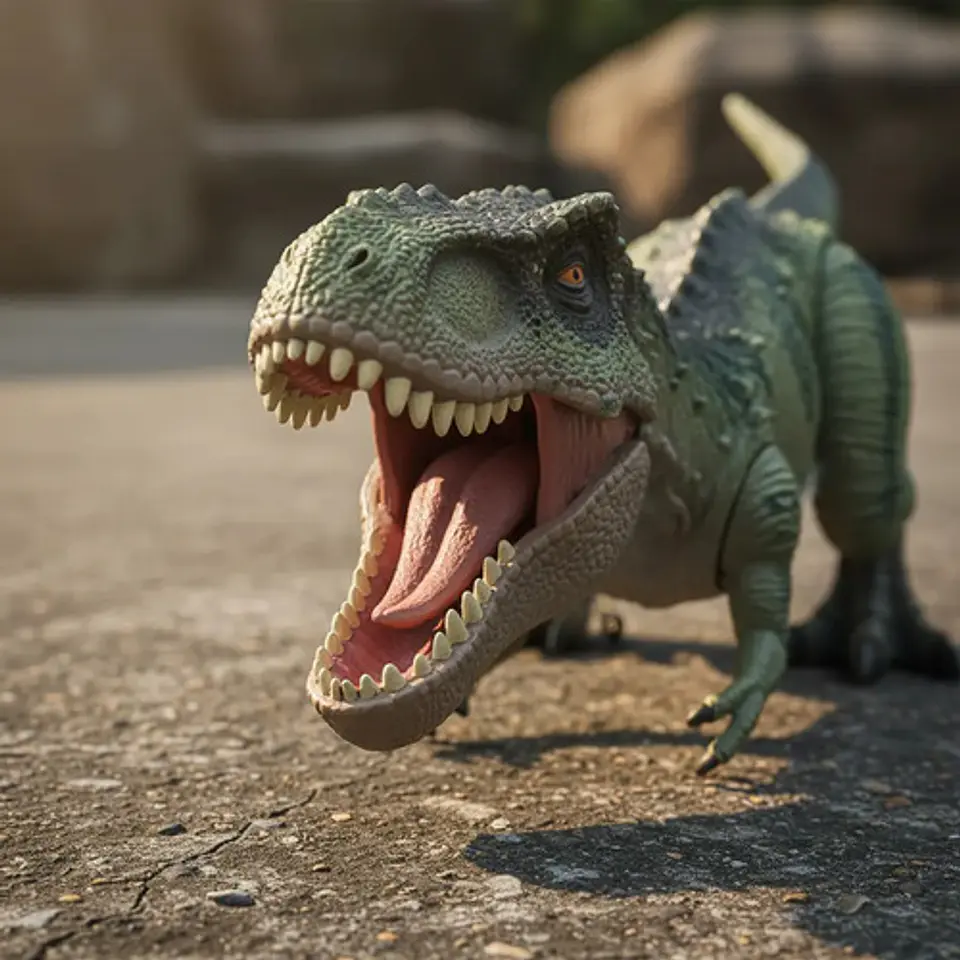 Dinosaurios X3 Unds Macizos Sonidos Grandes Maqueta 5