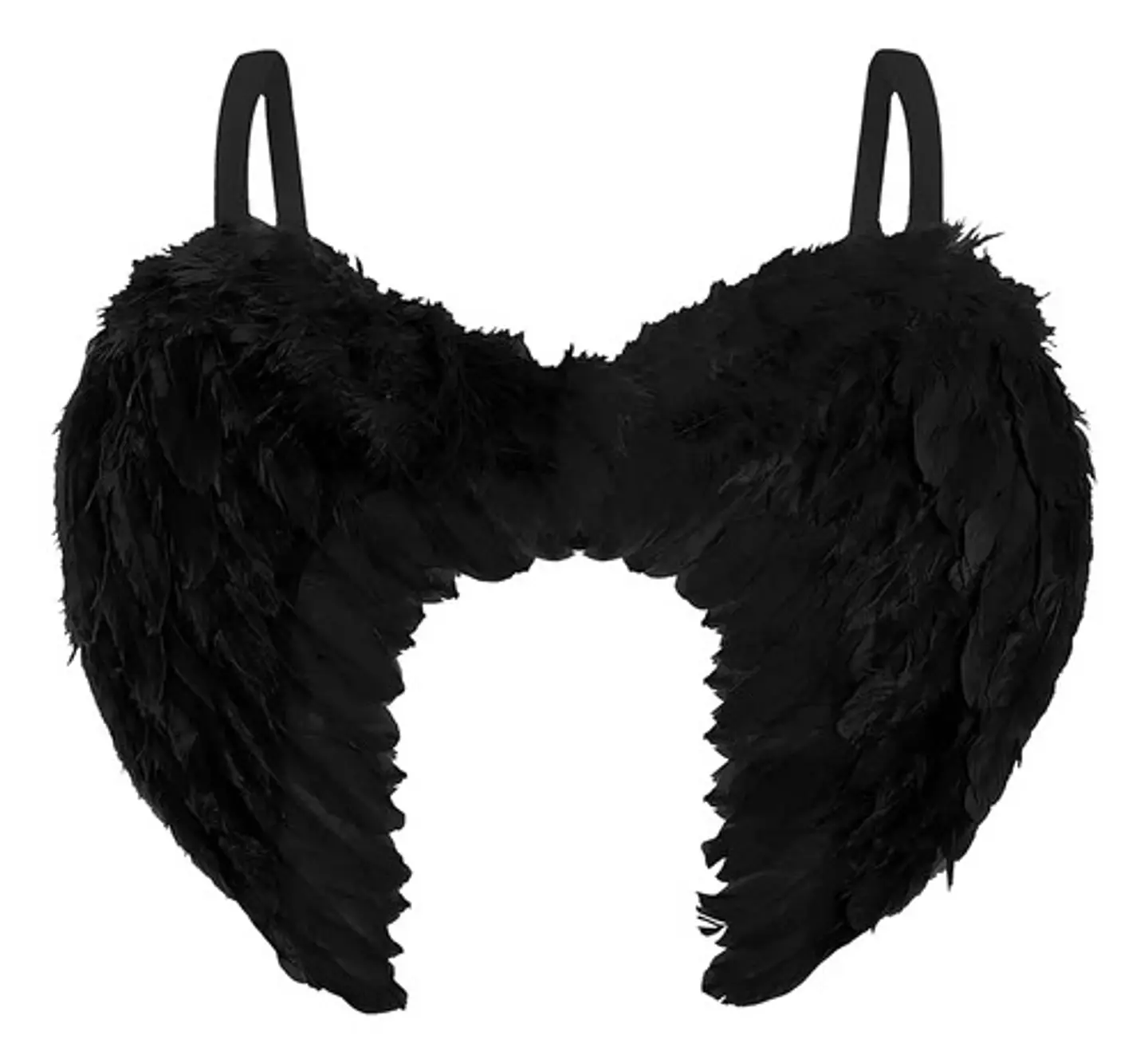 Alas Angel Halloween Fiesta Disfraz Roja Negra Blanca 55x40cm 2