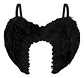 Alas Angel Halloween Fiesta Disfraz Roja Negra Blanca 55x40cm - Miniatura 2