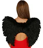 Alas Angel Halloween Fiesta Disfraz Roja Negra Blanca 55x40cm - Miniatura 3