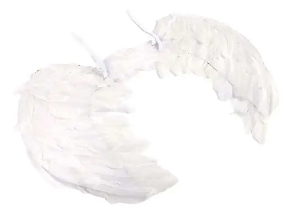 Alas Angel Halloween Fiesta Disfraz Roja Negra Blanca 55x40cm 6