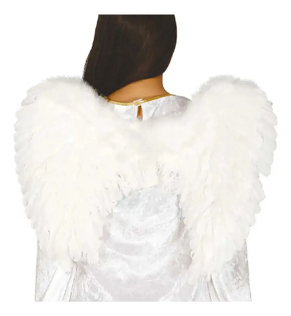 Alas Angel Halloween Fiesta Disfraz Roja Negra Blanca 55x40cm 7