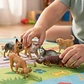 Set X6 Animales Macizos Perros Domesticos Maqueta Pequeños - Miniatura 3