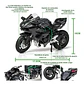 Kawasaki H2r Miniatura Moto Metal Con Luz Y Sonido 1:12 Color Negro - Miniatura 2