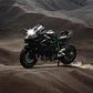 Kawasaki H2r Miniatura Moto Metal Con Luz Y Sonido 1:12 Color Negro - Miniatura 10